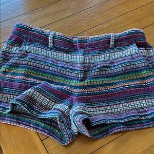 GAP  City ShortsMulti-Color Woven Stripe Size 8